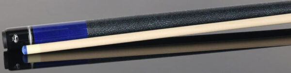 Viking UPUSA005 Ultimate Pool USA Range Series Pool Cue - Ocean Blue Stained with Black and Blue Linen Wrap - Image 3