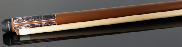 Players G4146 Graphic Pool Cue - Brown Marble with Matte Brown - Image 3
