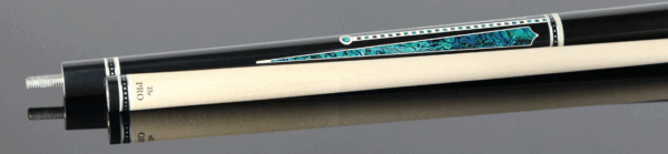 Meucci UP-4M Ultra Piston Modified Pool Cue - Ebony Stain with Abalone Points and "The Pro" Shaft - Image 4