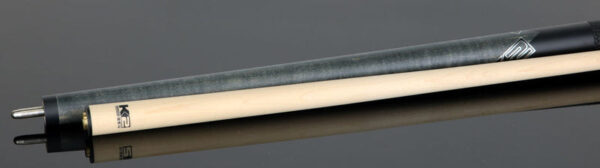 K2 KLCGY Pool Cue with Leather Wrap - Matte Gray-Stained Maple with 12.50mm LD Shaft - Image 3