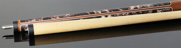 Players G4146 Graphic Pool Cue - Brown Marble with Matte Brown - Image 4