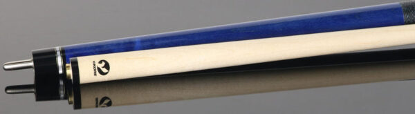 Viking UPUSA005 Ultimate Pool USA Range Series Pool Cue - Ocean Blue Stained with Black and Blue Linen Wrap - Image 4