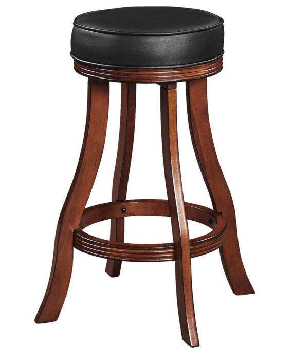 Ram Gameroom Backless Bar Stool Chestnut