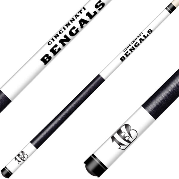 Cincinnati Bengals Themed Laser Etched Billiard Cue