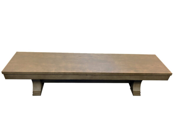 Boston 8 Foot Ash Grey Oak Pool Table with FREE Dining Table Top and Bench - Image 3