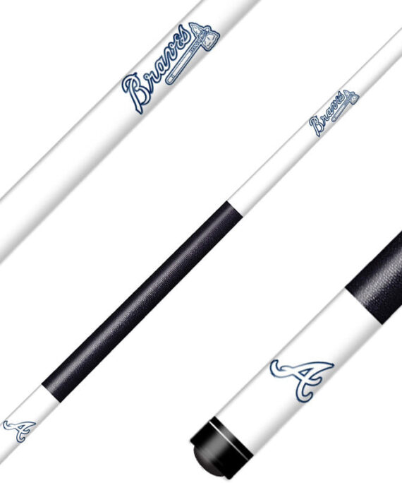 Atlanta Braves Cue Laser Etched Billiard Cue