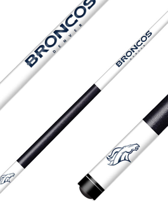 Denver Broncos Cue Laser Etched Billiard Cue
