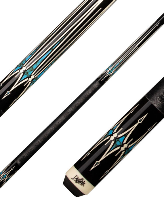 Dufferin D-355 Play Cue - Black andTurquoise