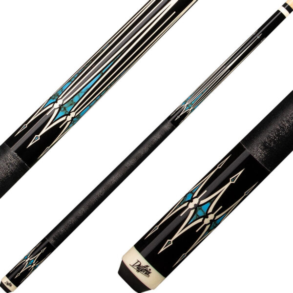 Dufferin D-355 Play Cue - Black andTurquoise