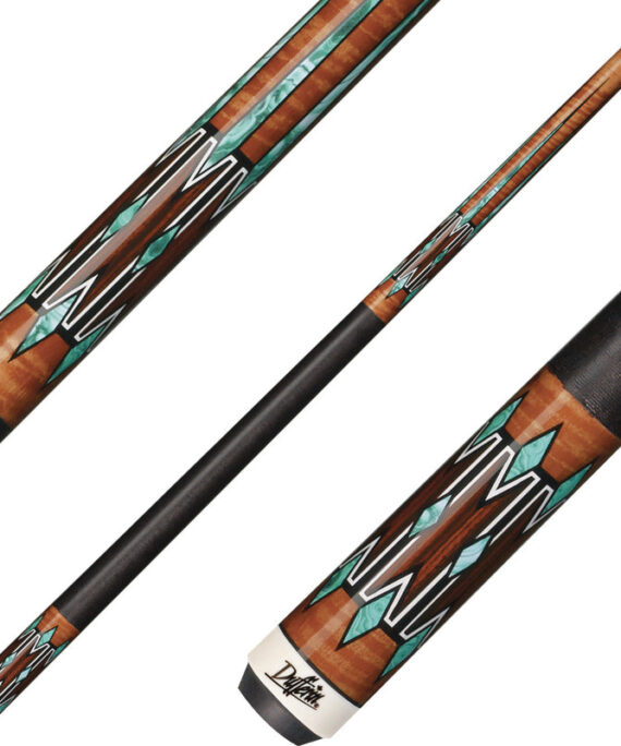Dufferin D-SE20 Play Cue - Curly Maple and Green Malachite