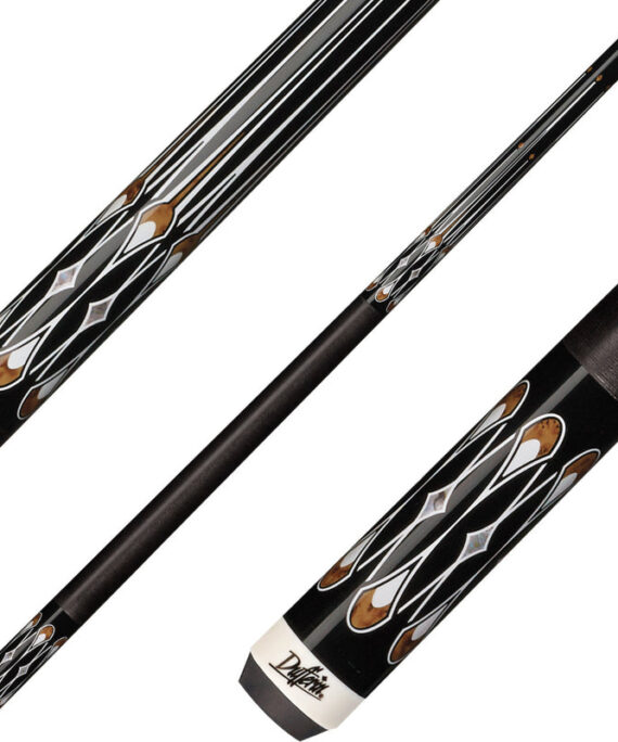 Dufferin D-SE22 Play Cue - Black and Curly Maple