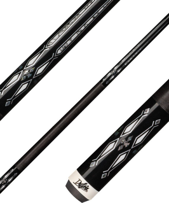 Dufferin D-SE23 Play Cue - Black and White with Linen Wrap