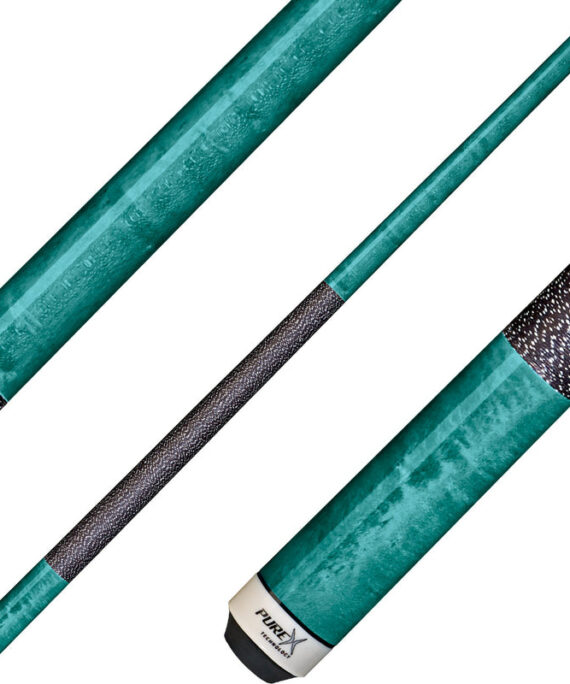 Pure X HXTC10 Cue - Teal Stained Birdseye Maple