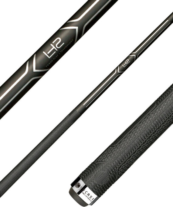 Lucasi LHC14 Hybrid Matte Black and Metallic Silver Cue