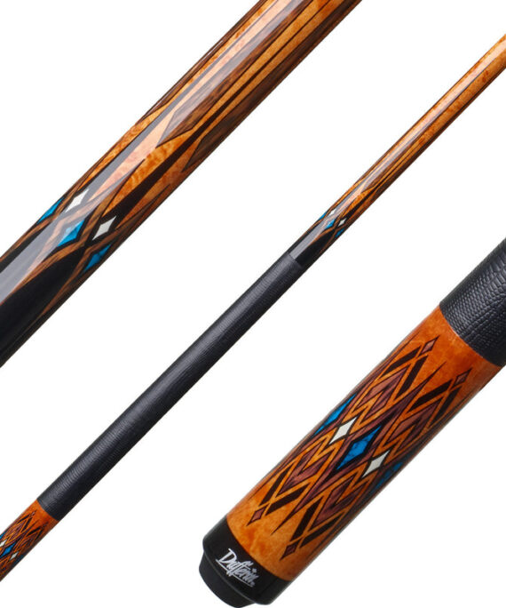 Dufferin D-SE43 Play Cue - Black and Antique Curly Maple