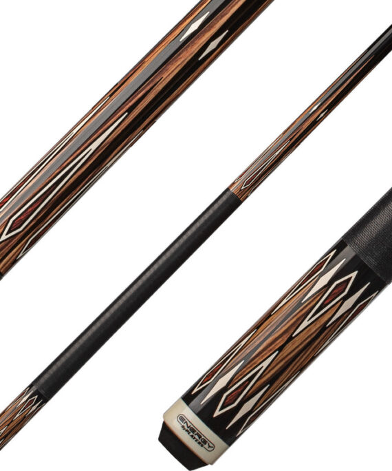 Players HC17 Energy Cue - Black with Natural Points