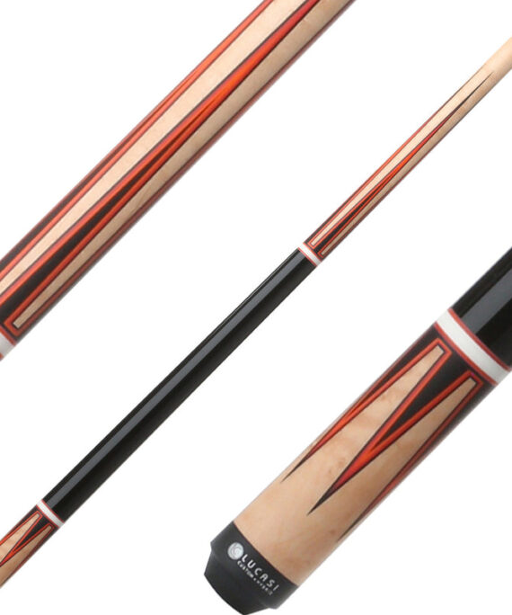 Lucasi LZC54 Custom Hybrid Antique Washed Stained Cue