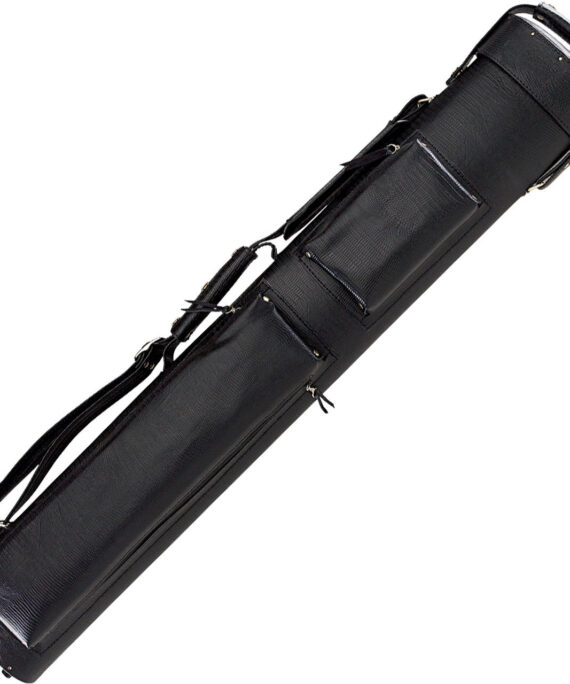 Pro Series Cue Case 4B/8S Lizard Leatherette Black PS548