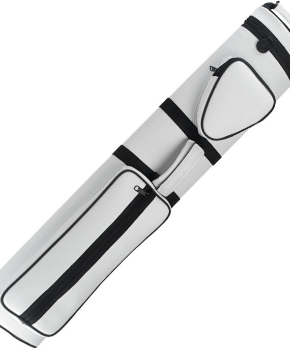 Pro Series Cue Case 3B/5S Classic Oval Leatherette White PRO35WNL