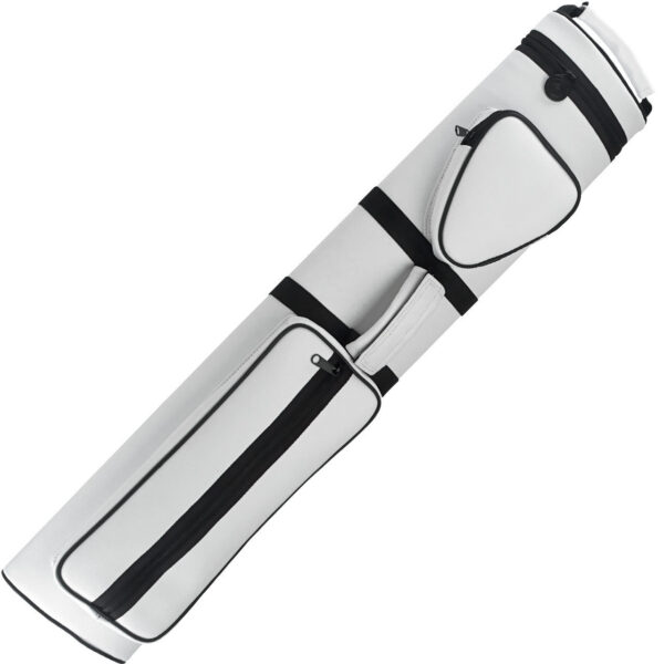 Pro Series Classic Oval Leatherette Cue Case in White - 3B/5S