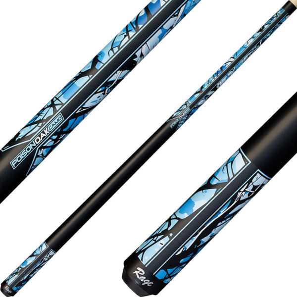 Rage RGCB Pool Cue - Camo Blue