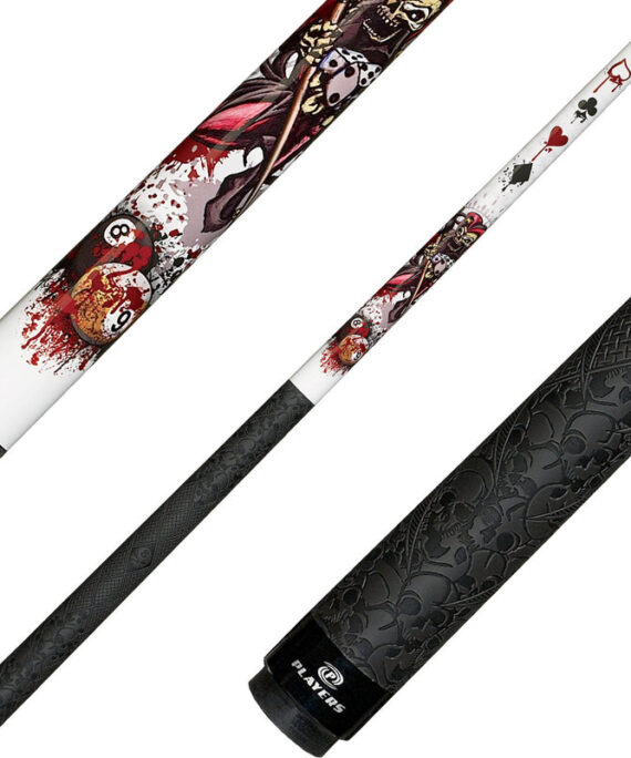Players D-JS Artistic Series Pool Cue - Wicked Jester