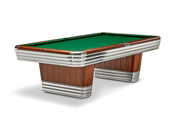 Brunswick Centennial Rosewood Chrome Pool Table - Image 15
