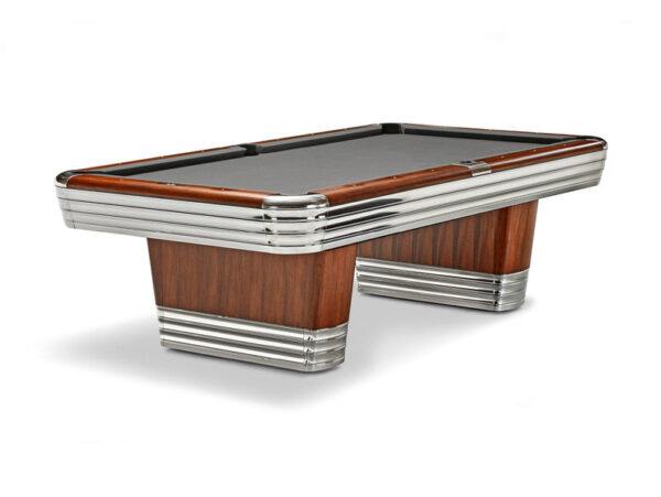 Brunswick Centennial Rosewood Chrome Pool Table - Image 11