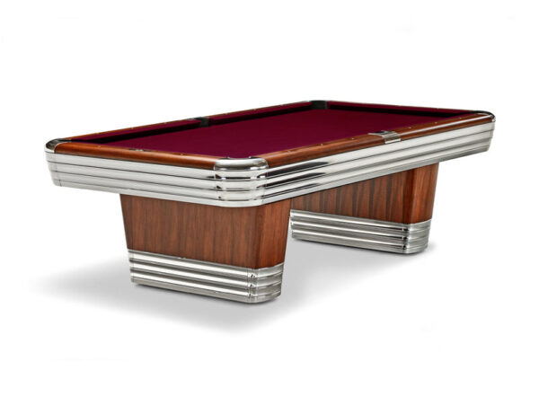 Brunswick Centennial Rosewood Chrome Pool Table - Image 13