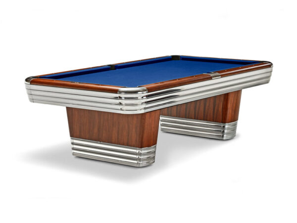 Brunswick Centennial Rosewood Chrome Pool Table - Image 14