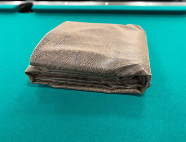 Championship Westex Pool Table Cover 8'  Bomberjacket Brown - Image 4
