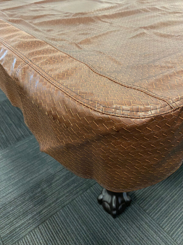 Championship Westex Pool Table Cover 9' Braided Brown - Image 2