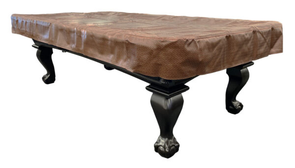 Championship Westex Pool Table Cover 8' Braided Brown - Image 2