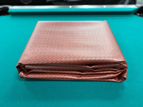 Championship Westex Pool Table Cover 8' Braided Burgundy - Image 2