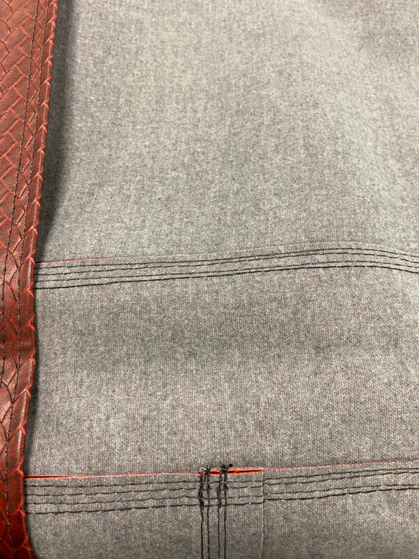 Championship Westex Pool Table Cover 8' Braided Burgundy - Image 3