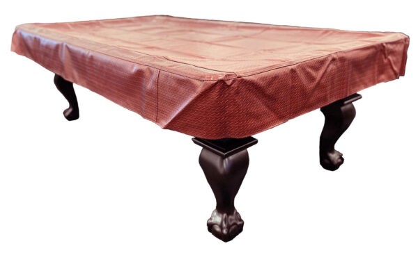 Championship Westex Pool Table Cover 8' Braided Burgundy - Image 5