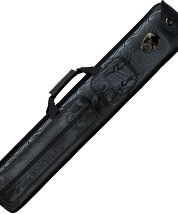 Eight Ball Mafia EBMCNA 3x5 Hard Cue Case - Steel Skull