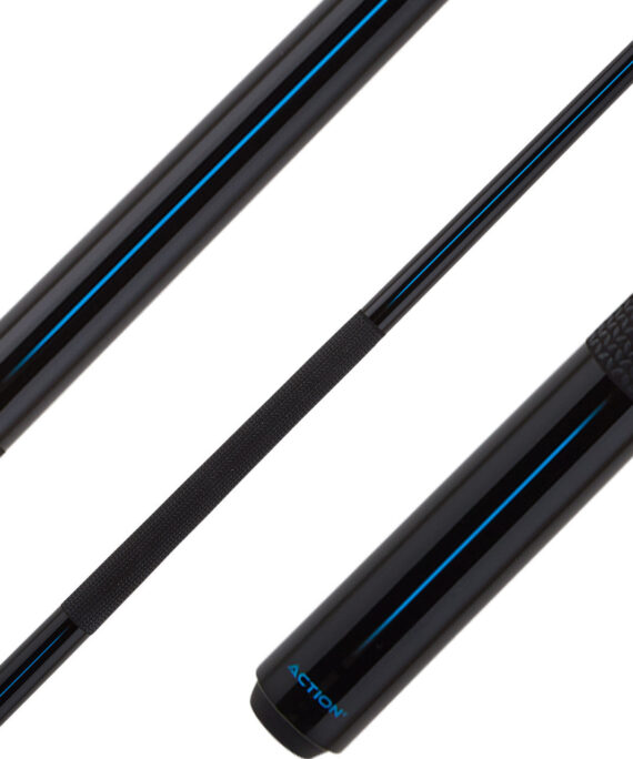 Action ABK07 25oz.  Break Cue - Blue Stripe With Wrap