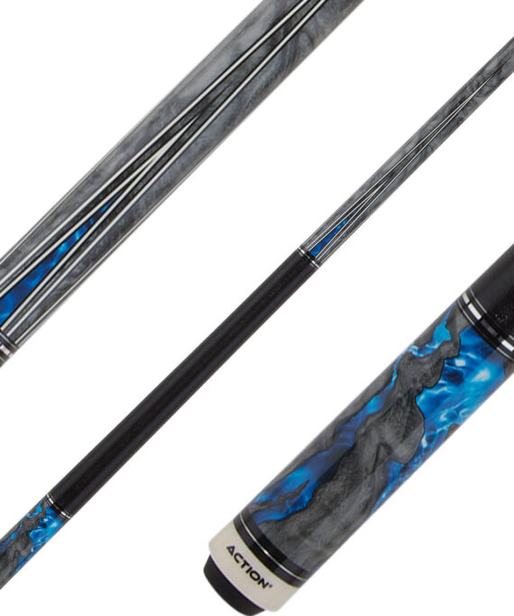 Action ACT157 Fractal Cue - Grey with Blue 2