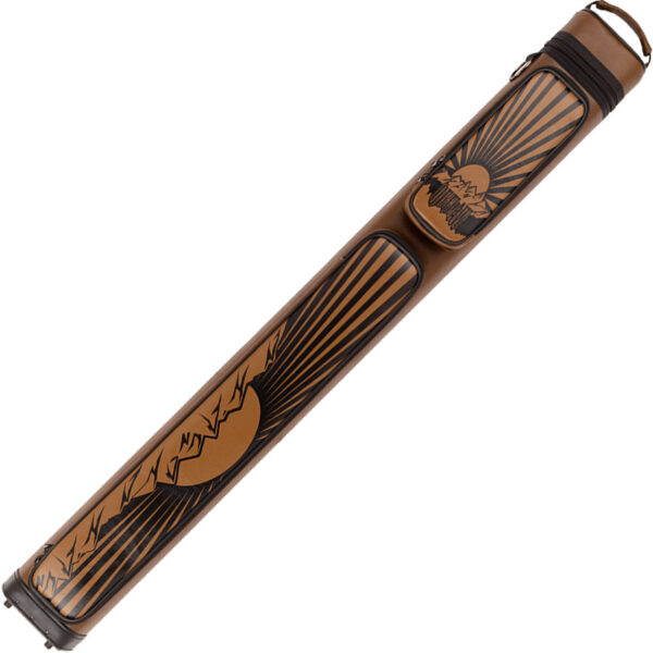 Outlaw OLB35L 3x5 Hard Case- Tan Black Rising Sun