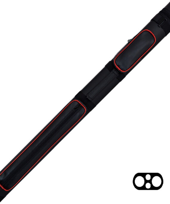 Action ACP22RD 2 Butt x 2 Shaft Red Piping Case