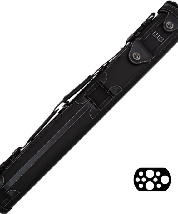 Elite ECV37BK 3 Butt x 7 Shaft Black Vintage Case