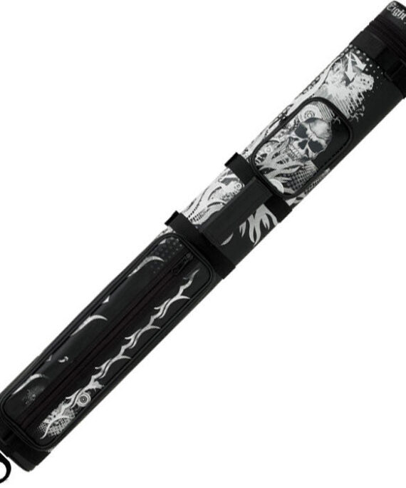 Eight Ball Mafia EBMC22A 2x2 Hard Cue Case - Skull and Flames