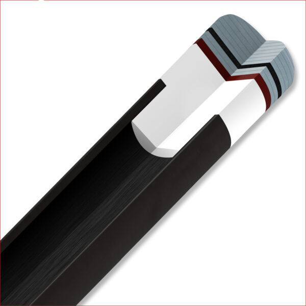 Cuetec 95-008T Cynergy 3/8 x 14 11.8mm Shaft - Black Thin Collar - Image 3
