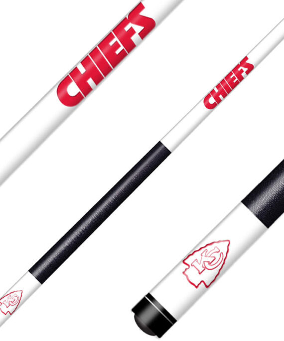 Kansas City Chiefs Cue Laser Etched Billiard Cue