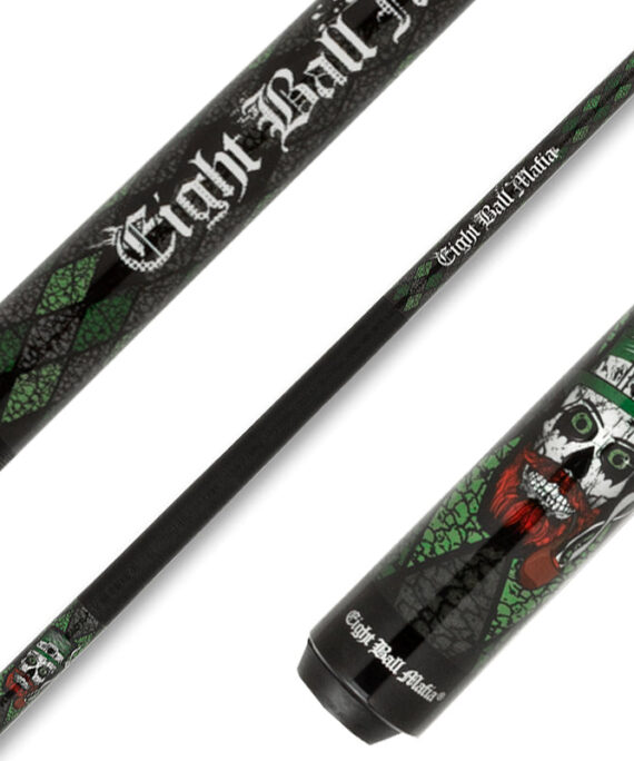 Eight Ball Mafia EBM27 Play Cue - Leprechaun Skull