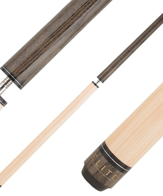 Elite ELBJGY Break/Jump Cue - Grey Stain and Birdseye Maple