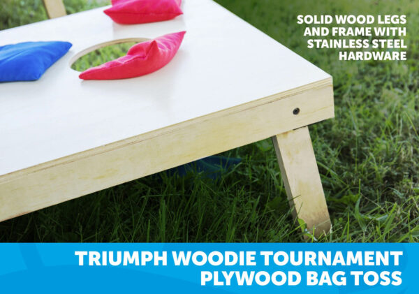 Triumph Cornhole Boards Set Woodie Tournament 2x4 - Image 5