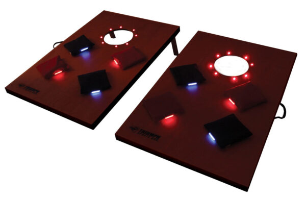 Triumph Cornhole Boards Set LED Lighted Tournament 2x3 - Image 2