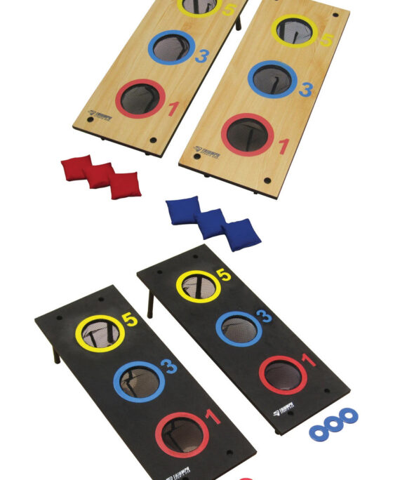 Triumph 3 Hole Bean Bag Toss and Washer Toss Combo Set